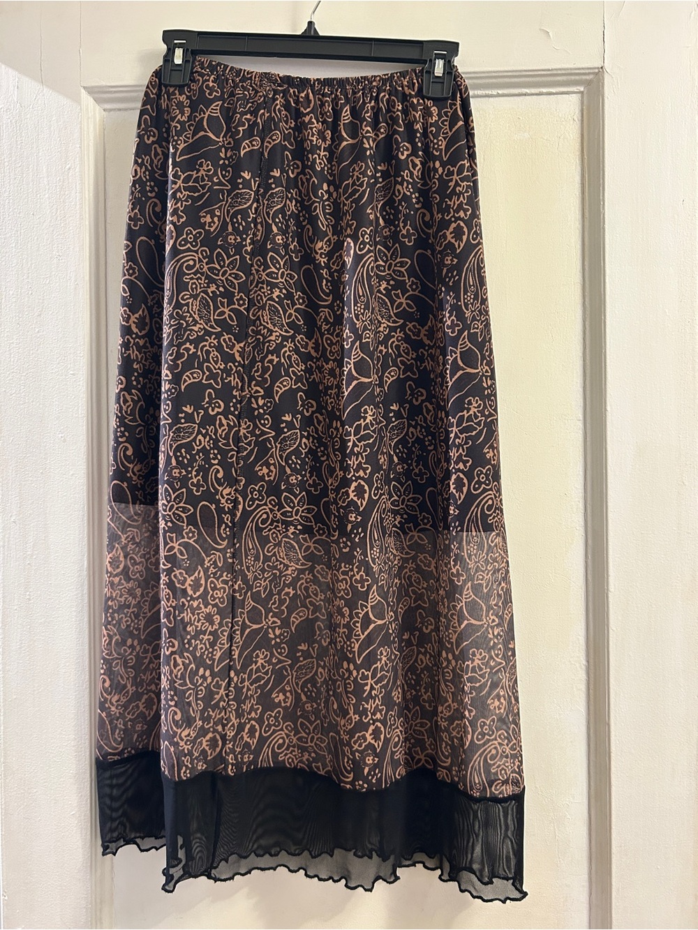 Women's Paisley Print Skirt